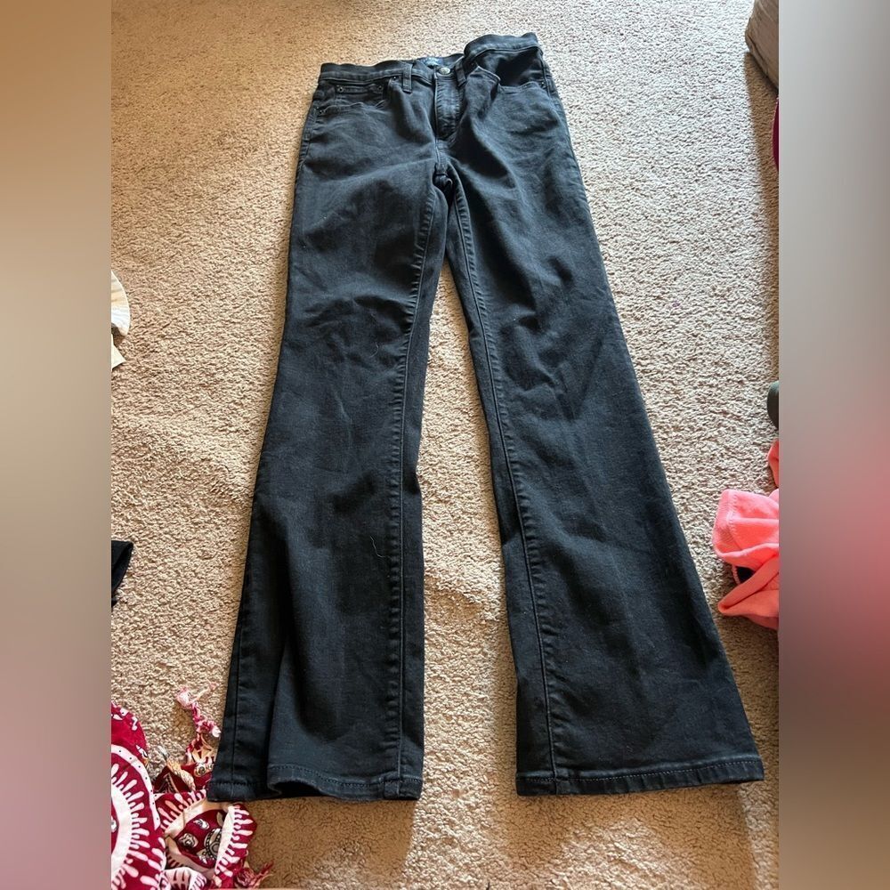 J crew high rise boot jeans 28